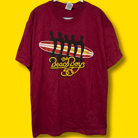 Delta Other - THE BEACH BOYS BAND TEE 50th ANNIVERSARY TOUR MERCH T SHIRT SURFIN USA MENS XL